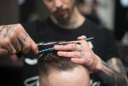 Fade haircut