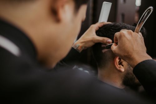 Hair before styling